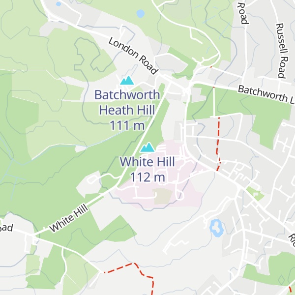 Map of White Hill