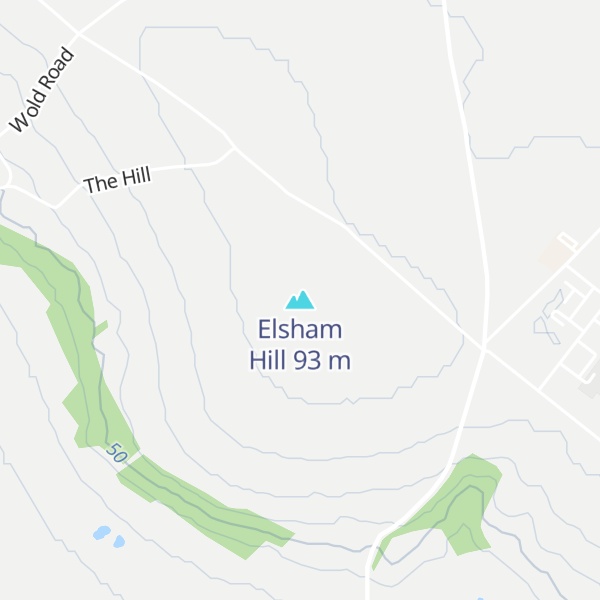 Map of Elsham Hill