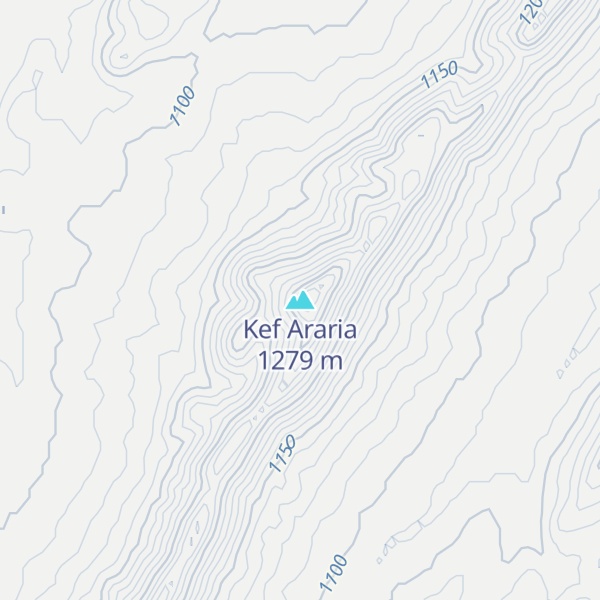 Map of Kef Araria