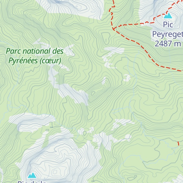 Map of Pic des Arazures