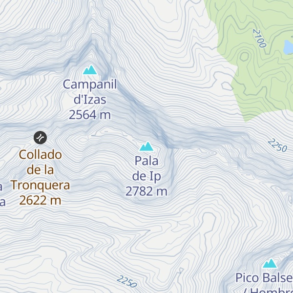 Map of Pala de Ip