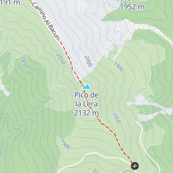 Map of Pico de la Lera