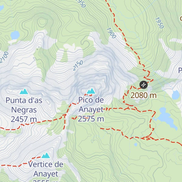Map of Pico de Anayet