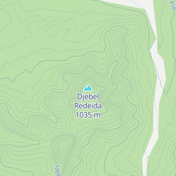Map of Djebel Redeïda