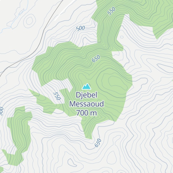 Map of Djebel Messaoud