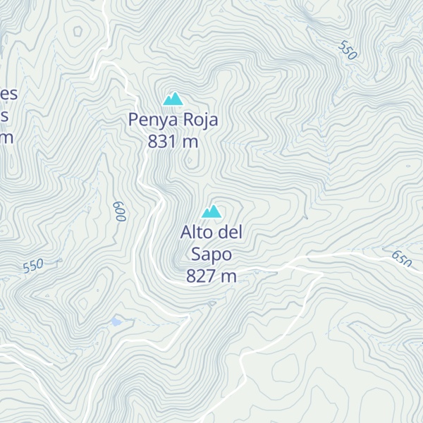 Map of Alto del Sapo