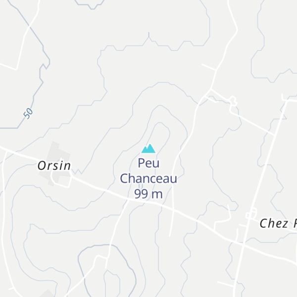 Map of Peu Chanceau