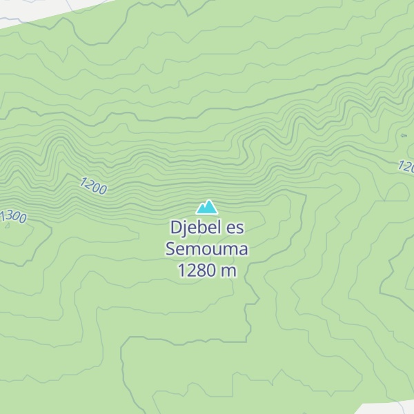Map of Djebel es Semouma