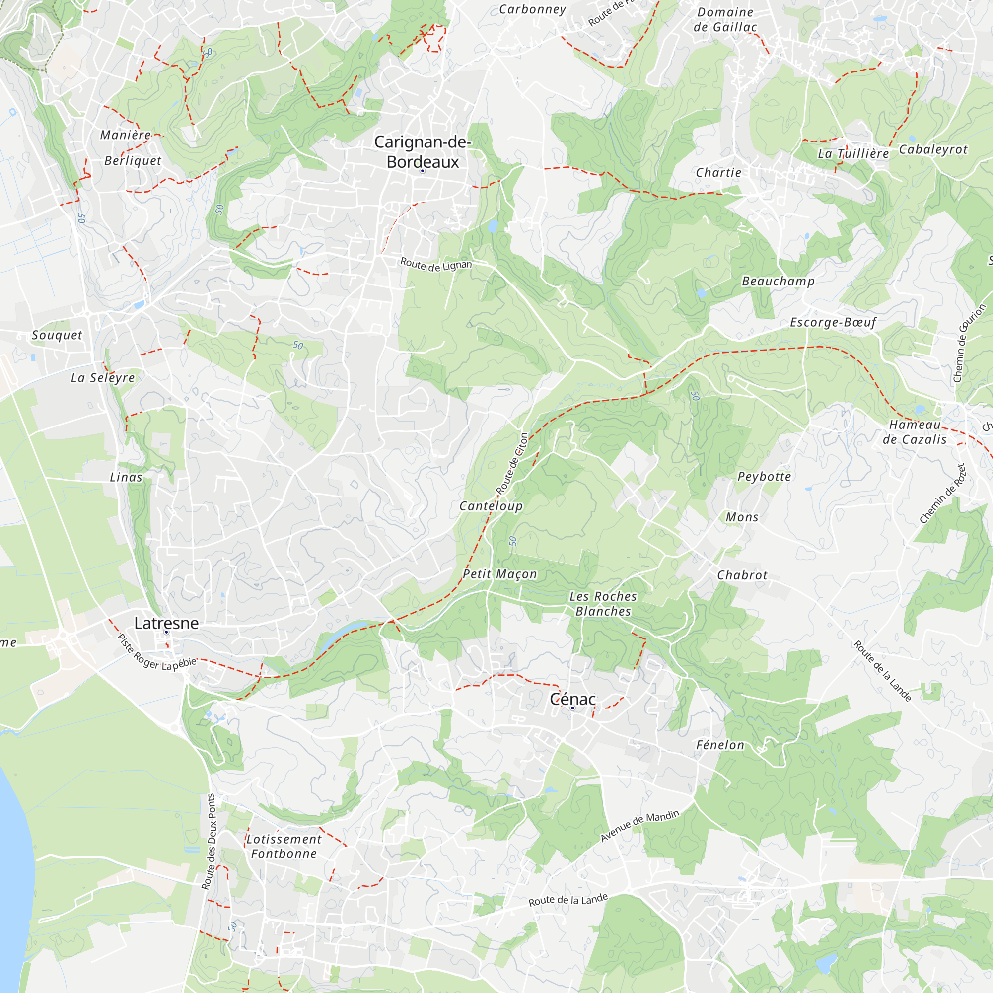 Gîte d'Étape et de Séjour de Citon-Cénac map