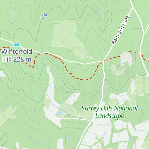 Map of Reynards Hill