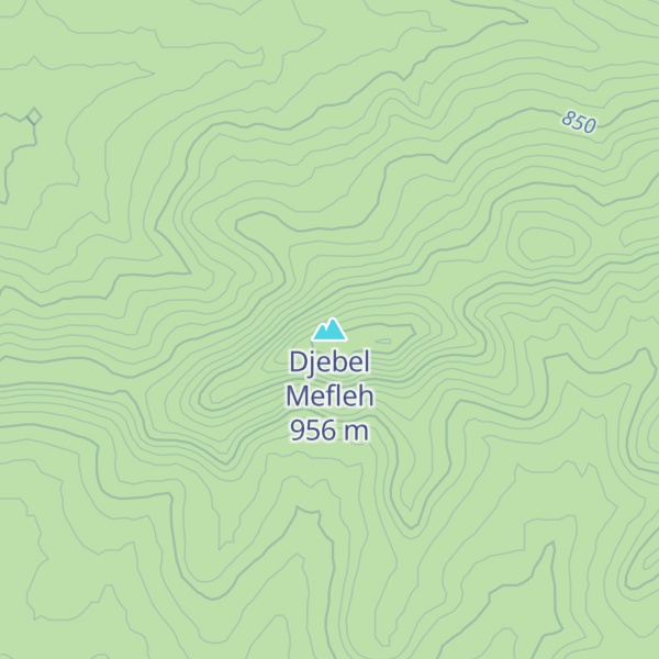 Map of Djebel Mefleh