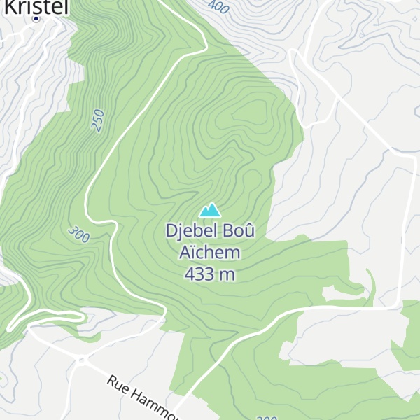 Map of Djebel Boû Aïchem