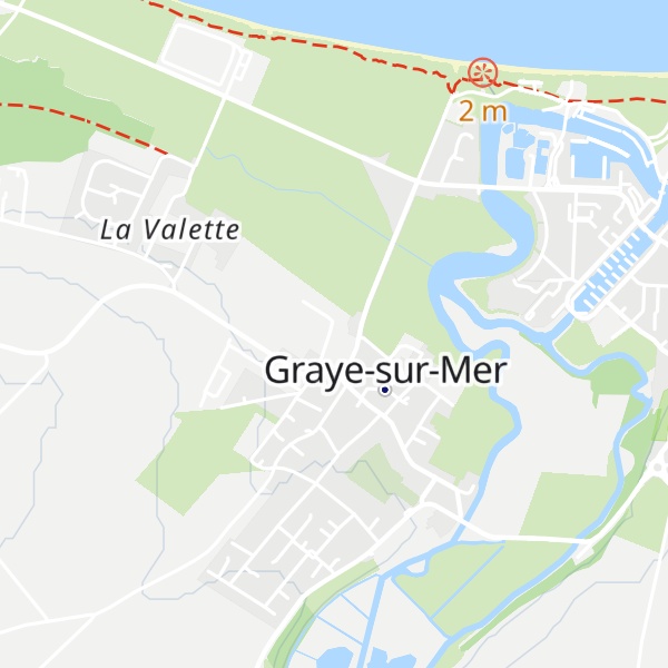 Map of Gîte des Murailles