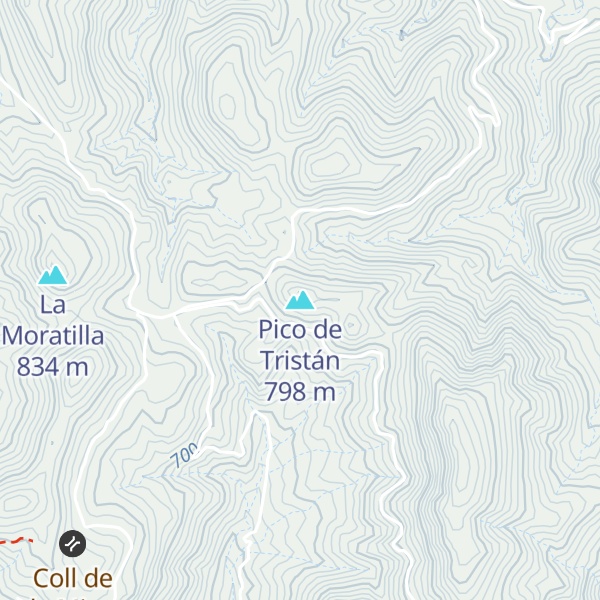 Map of Pico de Tristán