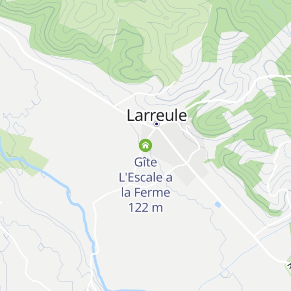 Map of Gîte L'Escale a la Ferme