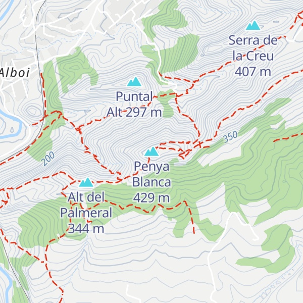 Map of Penya Blanca