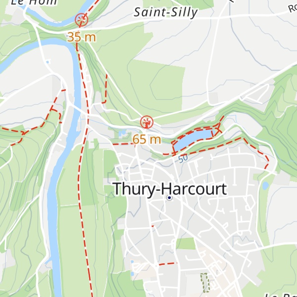 Map of Gîte Le Traspy