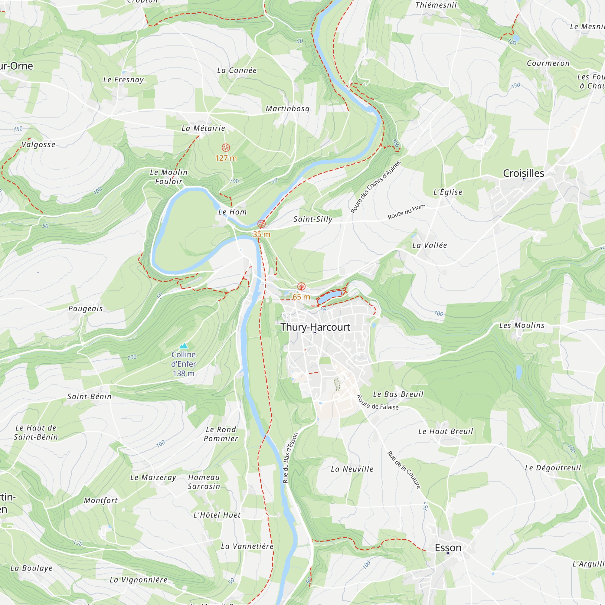 Gîte Le Traspy map