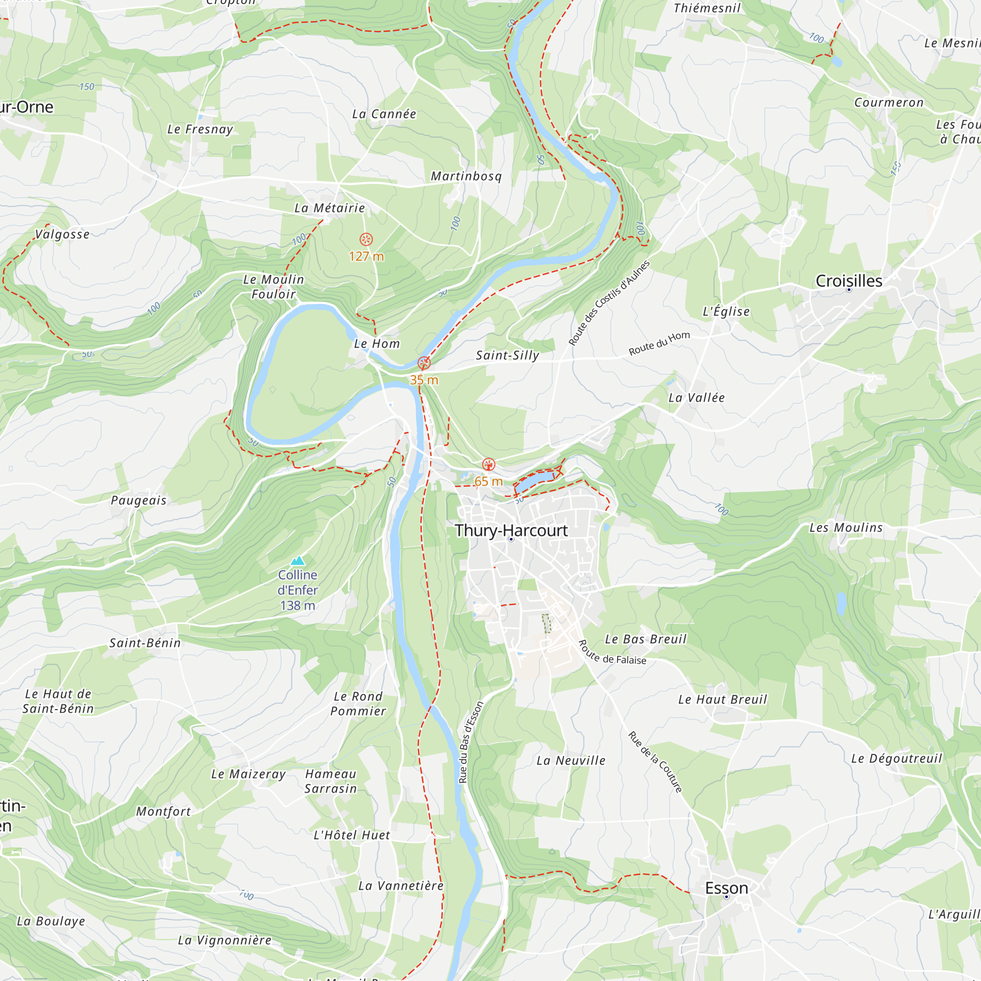 Gîte Le Traspy map