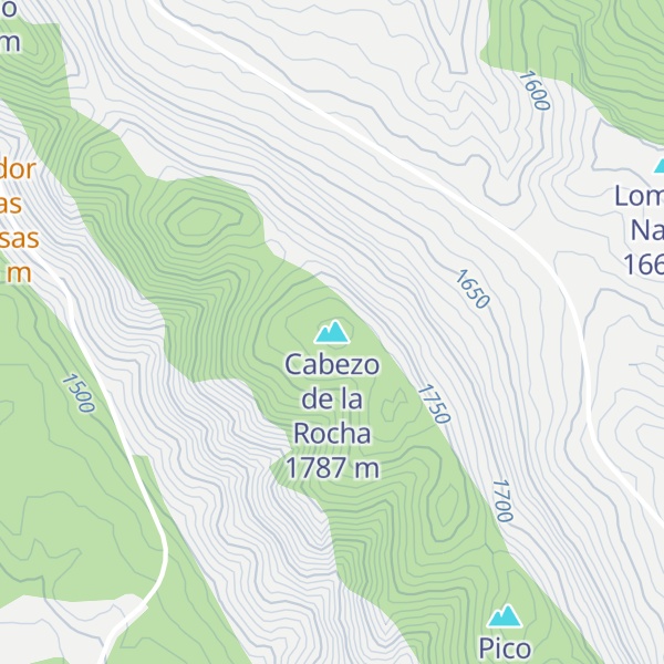 Map of Cabezo de la Rocha