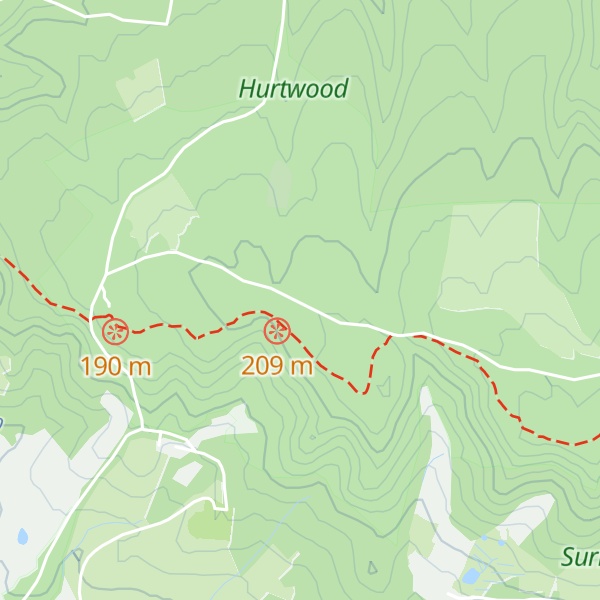Map of Winterfold Hill