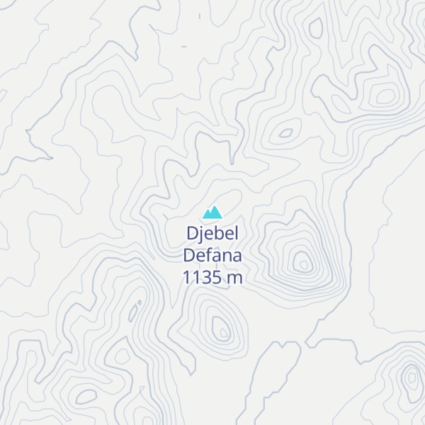 Map of Djebel Defana