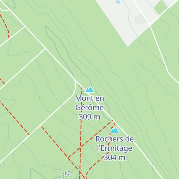 Map of Mont en Gérôme