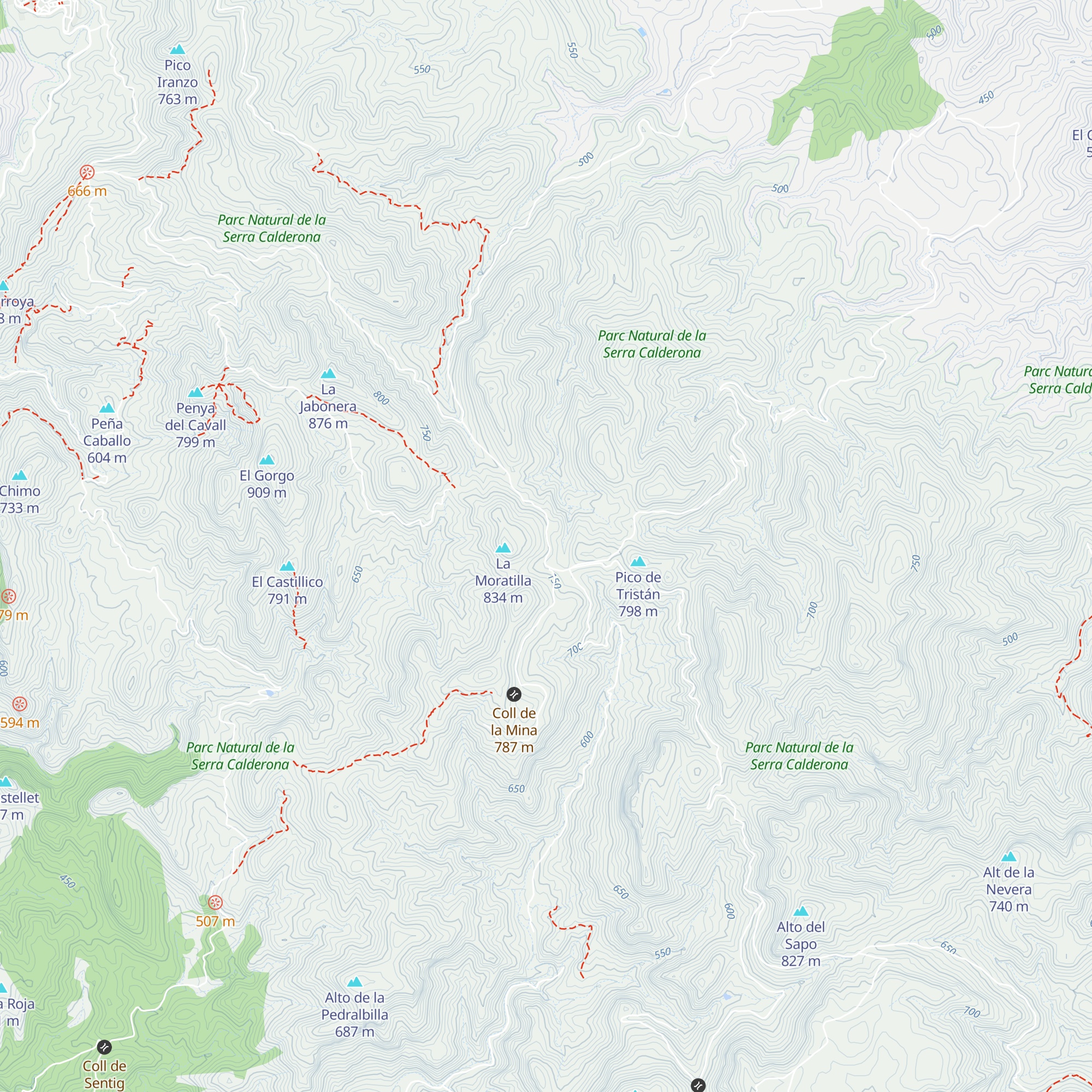 Masía de Tristán map