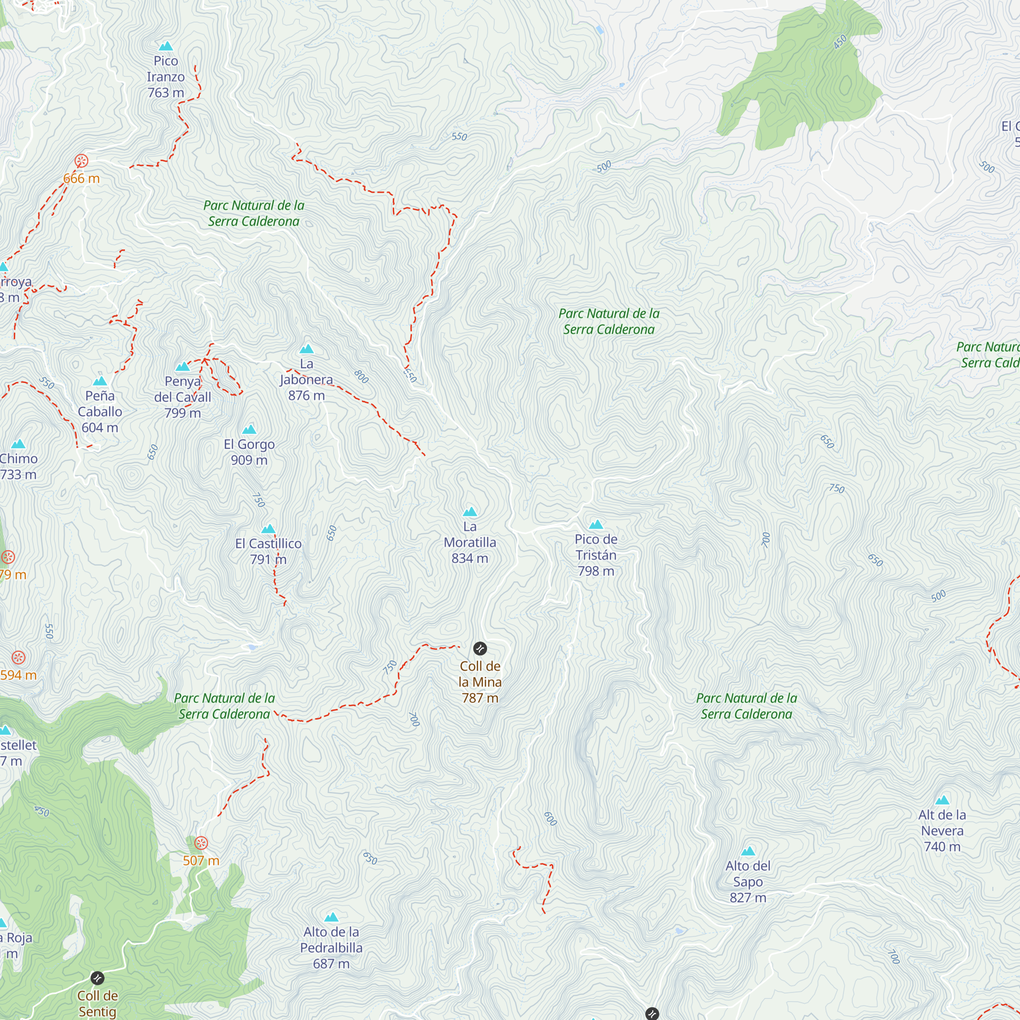 Masía de Tristán map