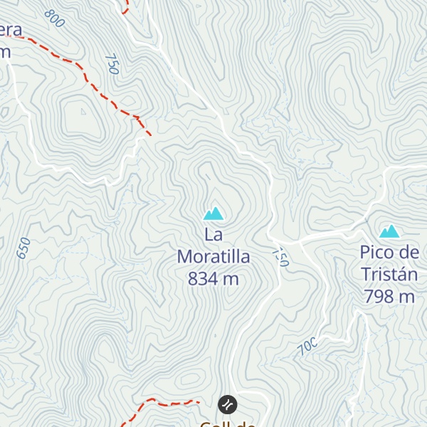 Map of La Moratilla