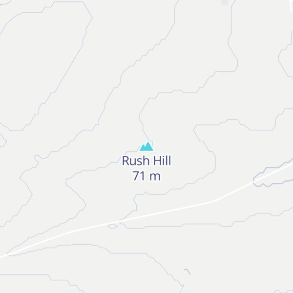 Map of Rush Hill