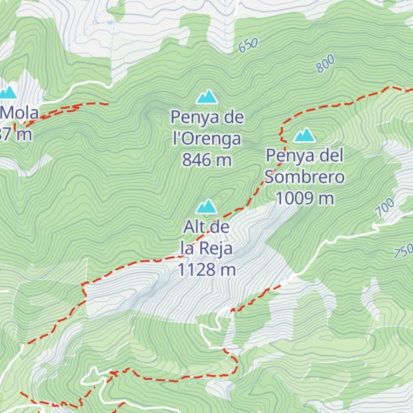 Map of Alt de la Reja