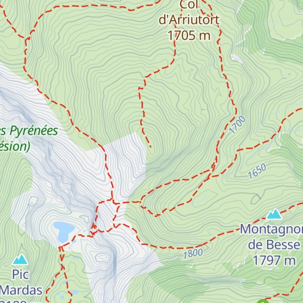 Map of Pic Lasnères