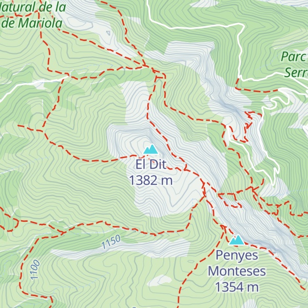 Map of Montcabrer