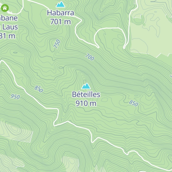 Map of Béteilles