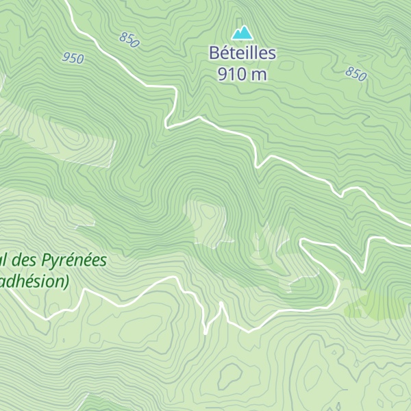Map of Abétat