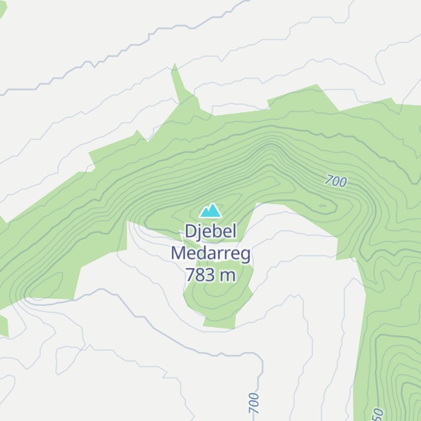 Map of Djebel Medarreg