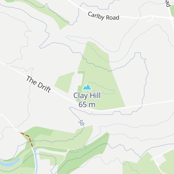 Map of Clay Hill