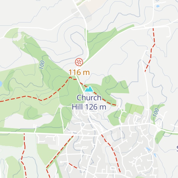 Map of Church Hill