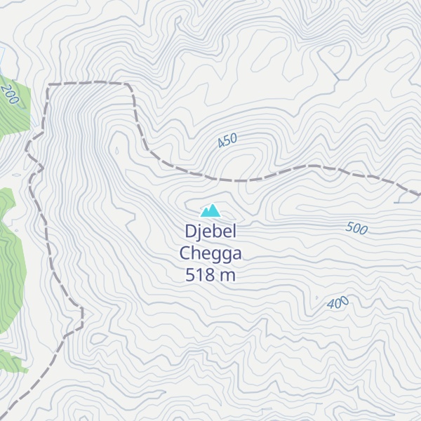 Map of Djebel Chegga