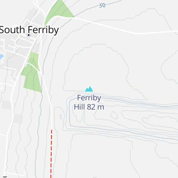 Map of Ferriby Hill