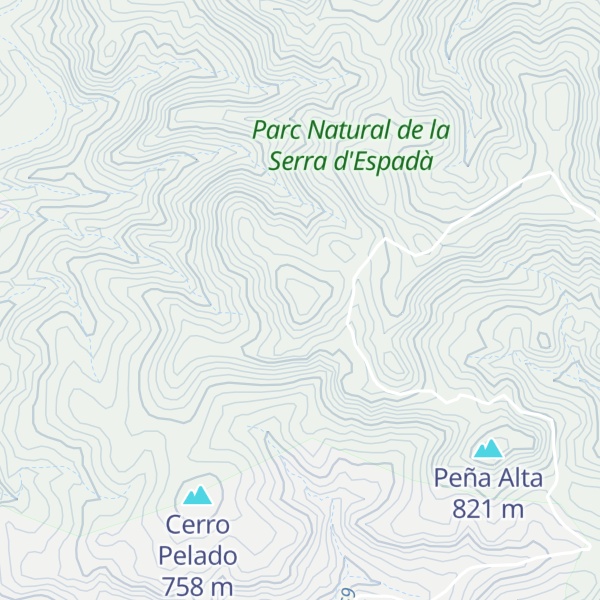Map of Alto del Fustal