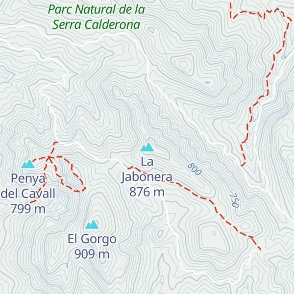 Map of La Jabonera