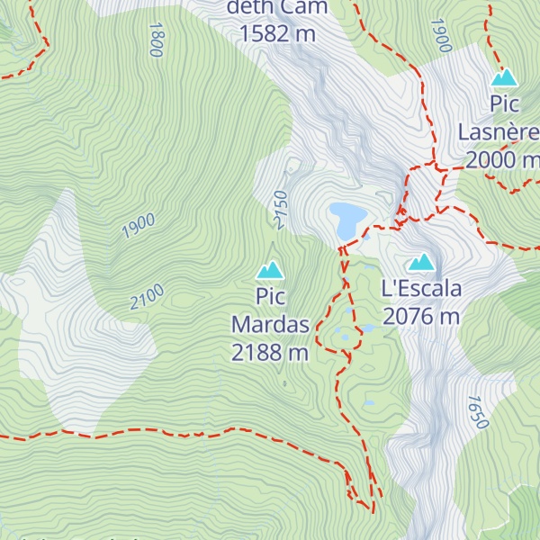 Map of Pic Mardas