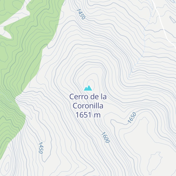 Map of Cerro de la Coronilla