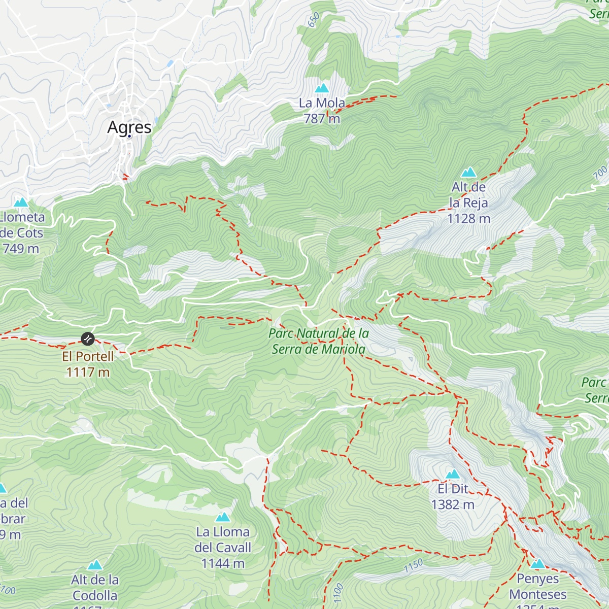 Refugi del Montcabrer map