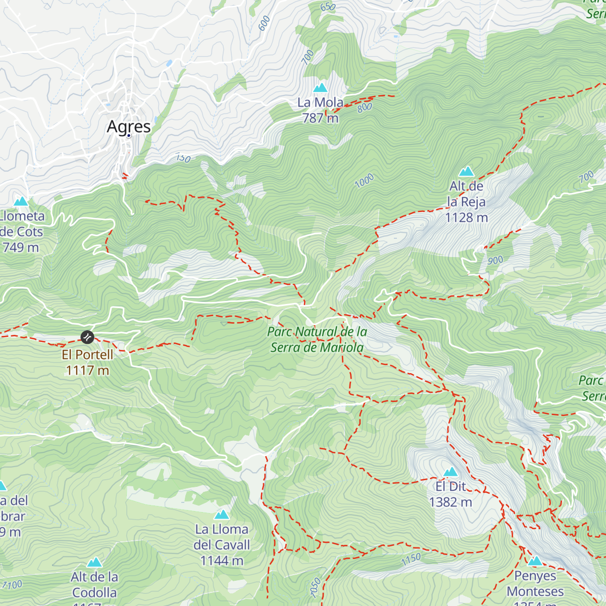 Refugi del Montcabrer map