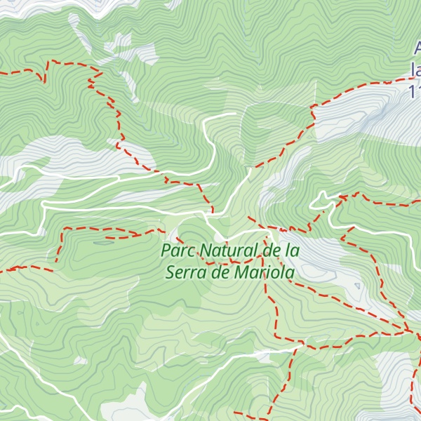 Map of Refugi del Montcabrer