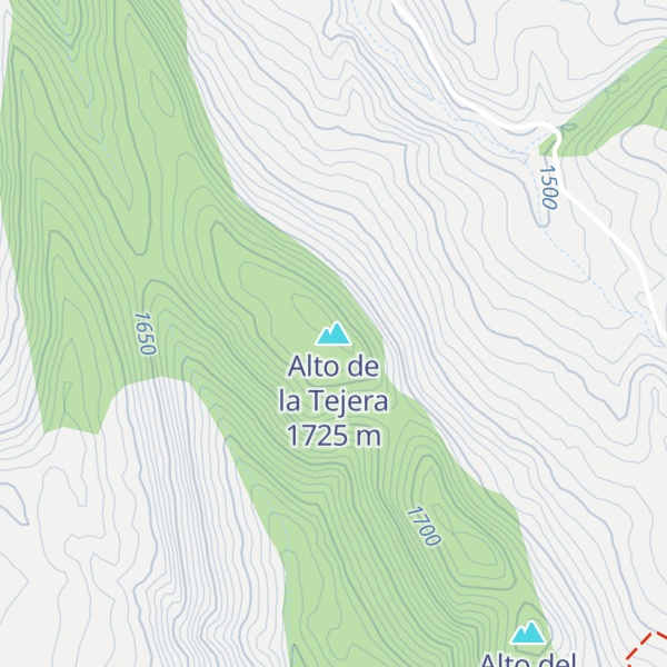 Map of Alto de la Tejera