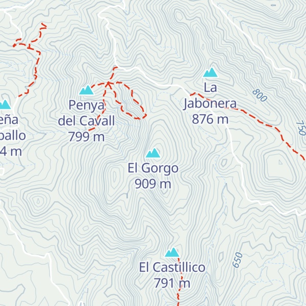 Map of El Gorgo